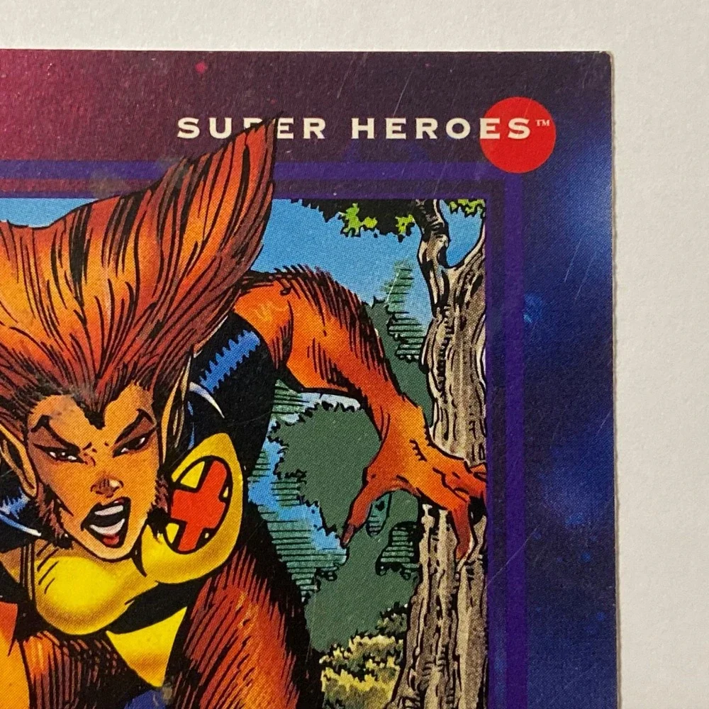 Vintage Marvel '92 Wolfsbane Impel Super Heroes Series Trading Card #29
